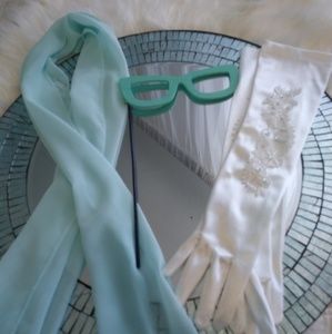 Breakfast at Tiffany's Theme White Gloves